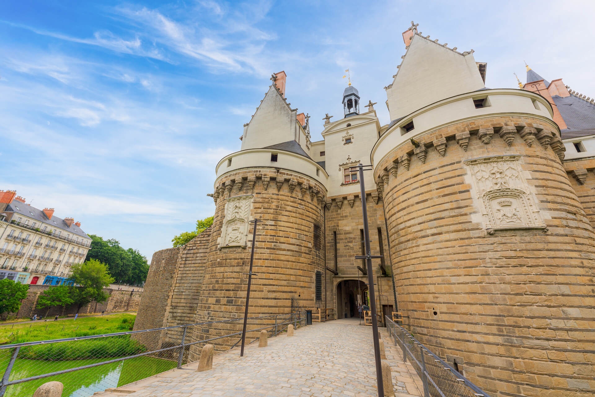 Château des Ducs de Bretagne dans les quartiers sud-centraux et méridionaux de Nantes